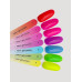 TOUCH Neon gel polish 04 - fioletowy neonowy lakier hybrydowy, 9 ml